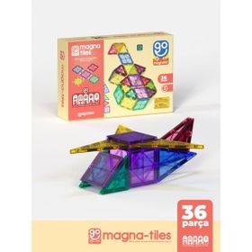 Magna Tiles Eğlenceli Eğitici 36 Parça Manyetik Yapı Seti