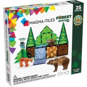 Magna Tiles Forest Animals 25 Parça Manyetik Yapı Seti