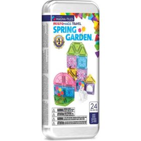 Magna Tiles Spring Garden Seyahat Boy 24 Parça Bahçe Seti Manyetik Blok