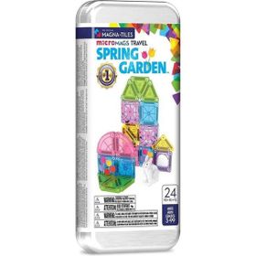 Magna Tiles Spring Garden Seyahat Boy 24 Parça Bahçe Seti Manyetik Blok