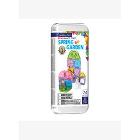 Magna Tiles Spring Garden Seyahat Boy 24 Parça Bahçe Seti Manyetik Blok