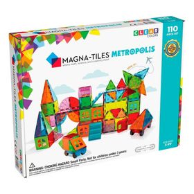 Magnatiles 20110 Metropolis 110 Parça Çok Renkli Puzzle