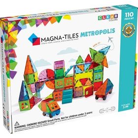 Magnatiles 20110 Metropolis 110 Parça Çok Renkli Puzzle