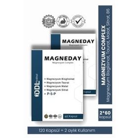 Magneday Magnezyum Complex 2x60 Kapsül