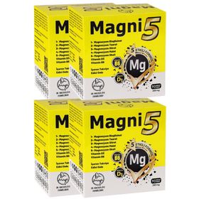 Magni5 Magnezyum Vitamin D3 B6 90 Kapsül