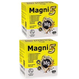 Magni5 Magnezyum Vitamin D3 B6 90 Kapsül