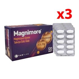 Magnimore Magnezyum 3x120 Tablet