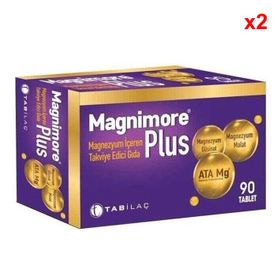 Magnimore Plus Magnezyum 2x90 Tablet