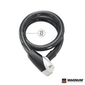 Magnum 25x1100 mm Anahtarlı Bisiklet Kilidi