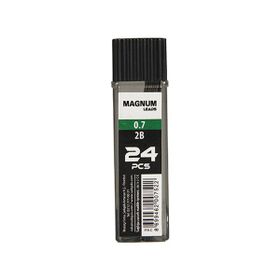 Magnum 2B 0.7 mm Şeffaf Siyah Kurşun Kalem Ucu