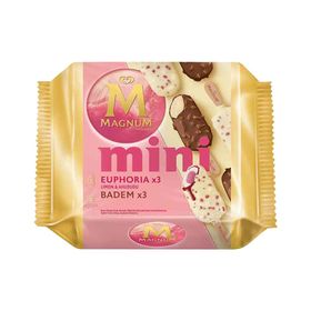 Magnum 353 ml Mini Double Euphoria Limon Ahududu ve Badem Dondurma