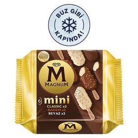 Magnum 360 ml Klasik Mini Badem Beyaz Büyü Dondurma