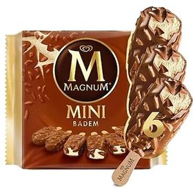 Magnum 6'lı 57.5 ml Mini Bademli Dondurma