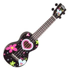 Mahalo MA1HEBK Soprano Ukulele