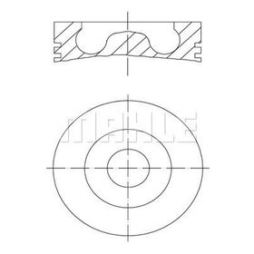 Mahle 0280200 Piston Segman