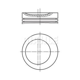Mahle 0831402 Piston Segman