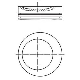 Mahle 0831402 Piston Segman