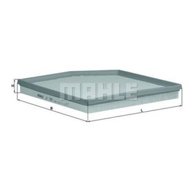 Mahle-AV Bmw N55 3.5cc E82 E88 E90 E92 E93 Hava Filtresi