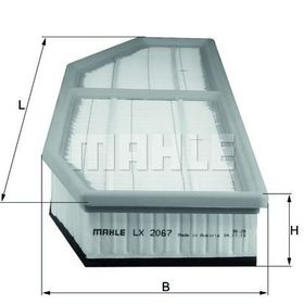 Mahle Bmw X3 E83 N47 Hava Filtresi