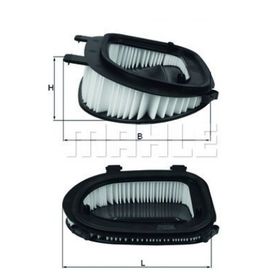 Mahle Bmw X3 F25 X5 E70 X6 E71 E72 Hava Filtresi
