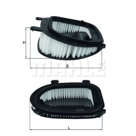 Mahle Bmw X3 F25 X5 E70 X6 E71 E72 Hava Filtresi