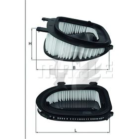 Mahle Bmw X3 F25 X5 E70 X6 E71 E72 Hava Filtresi
