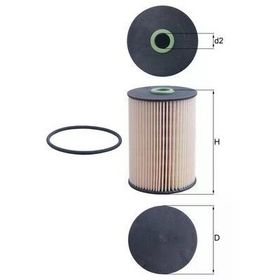 Mahle Golf V 03 Jetta Iii 05 Caddy Iii 04 Touran 03 A3 Octavia 04 1.9 2.0 Mazot Filtresi