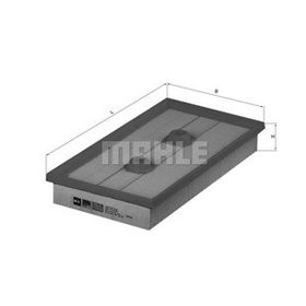 Mahle Golf V 06 08 Jetta Iii 05 10 Passat 05 Touran 03 07 Octavia 04 08 1.6fsi Hava Filtresi