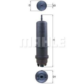 Mahle Kl872/7 Yakıt Filtresi