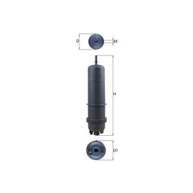 Mahle Kl872/7 Yakıt Filtresi