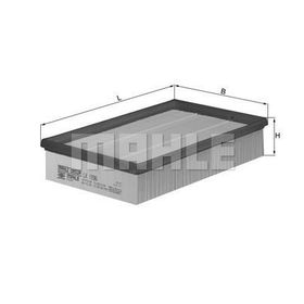 Mahle LX1596 Hava Filtresi