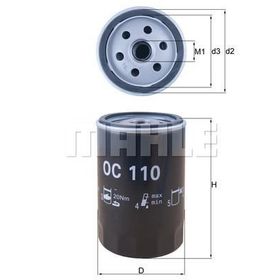 Mahle Mercedes 190 W201 W124 E Serisi W124 S124 Yağ Filtresi