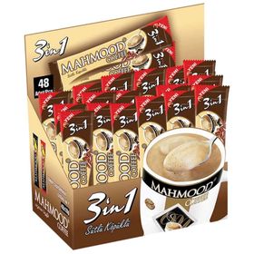 Mahmood Coffee 18 gr 3 ü 1 Arada Sütlü Köpüklü Kahve (10 adet)