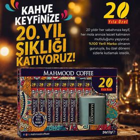Mahmood Coffee 3'ü 1 Arada 17 gr Hazır Kahve (24 adet)