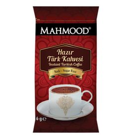 Mahmood Coffee 6 gr Hazır Sade Türk Kahvesi (12 adet)