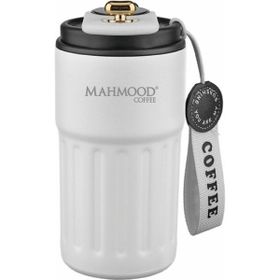 Mahmood Coffee Dereceli 440 ml Beyaz Termos