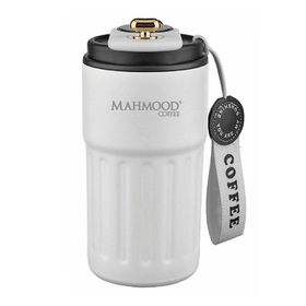 Mahmood Coffee Dereceli 440 ml Beyaz Termos