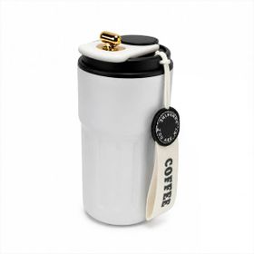 Mahmood Coffee Dereceli 440 ml Beyaz Termos