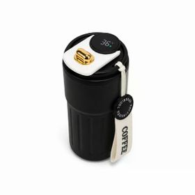 Mahmood Coffee Dereceli 440 ml Siyah Termos