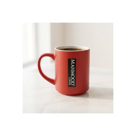 Mahmood Coffee Kırmızı Mottolu Porselen Kupa