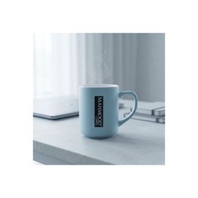 Mahmood Coffee Mavi Mottolu Porselen Kupa