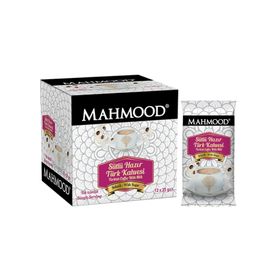 Mahmood Coffee Sütlü Şekerli 25 gr Hazır Türk Kahvesi (12 adet)