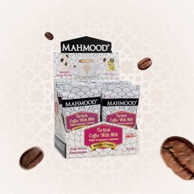 Mahmood Coffee Sütlü Şekerli 25 gr Hazır Türk Kahvesi (12 adet)