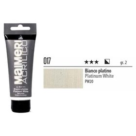 Maimeri 017 Platinium White 200 ml Akrilik Boya