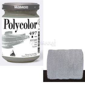 Maimeri 140 ml Steel 497 Polycolor Akrilik Boya