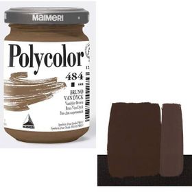 Maimeri 140 ml Vandyke Brown 484 Polycolor Akrilik Boya