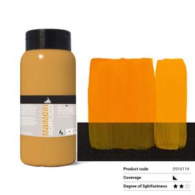 Maimeri Acrilico 114 Permanent Yellow Deep 200 ml Akrilik Boya