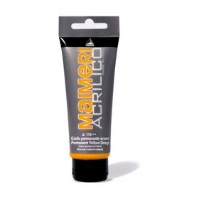 Maimeri Acrilico 114 Permanent Yellow Deep 200 ml Akrilik Boya