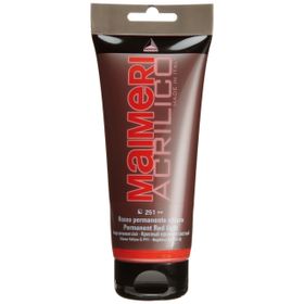 Maimeri Acrilico 251 Permanent Red Light 200 ml Akrilik Boya