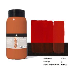 Maimeri Acrilico 251 Permanent Red Light 200 ml Akrilik Boya